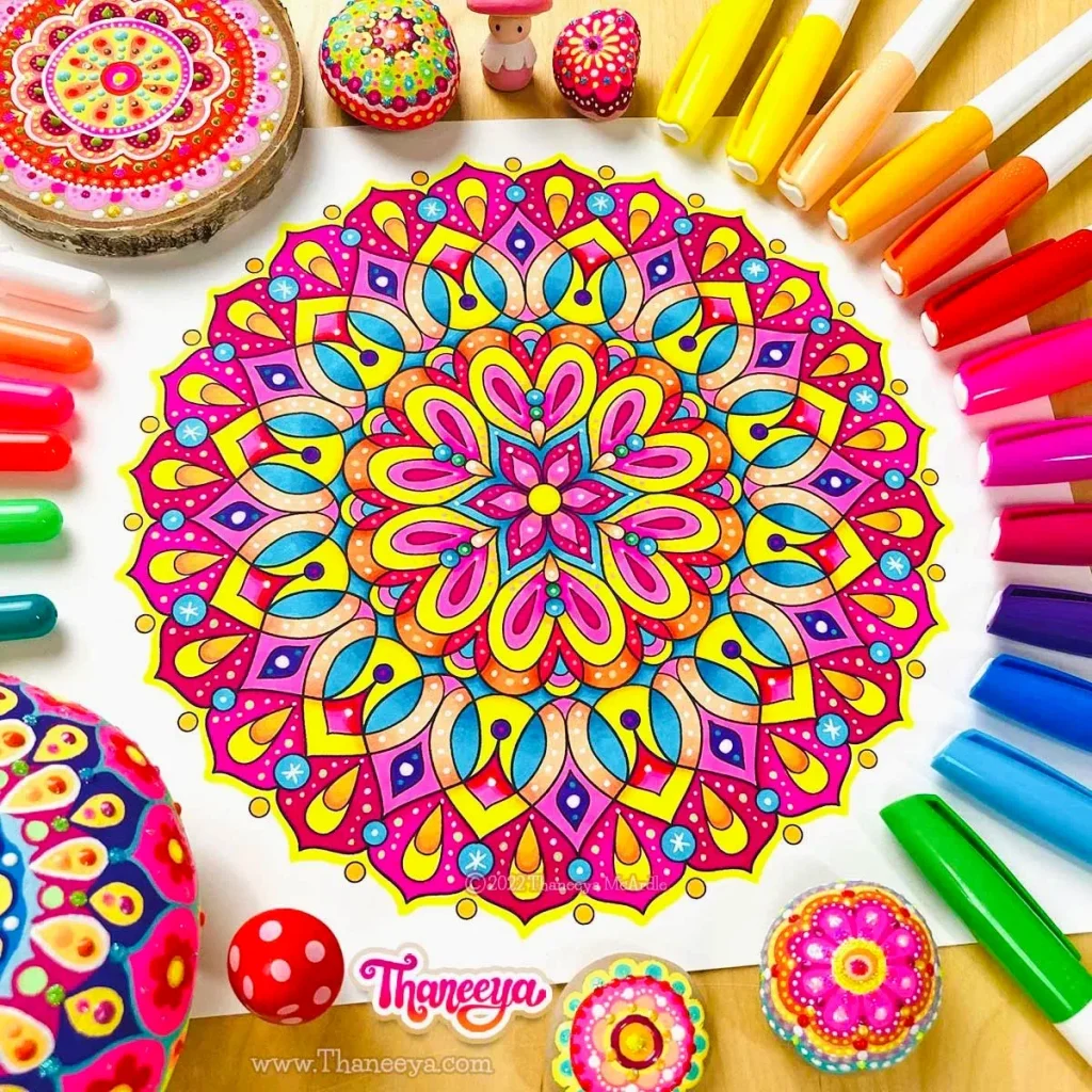 Mandala art coloring designs: Transform Your Stress Now Mandala art coloring designs: Transform Your Stress Now